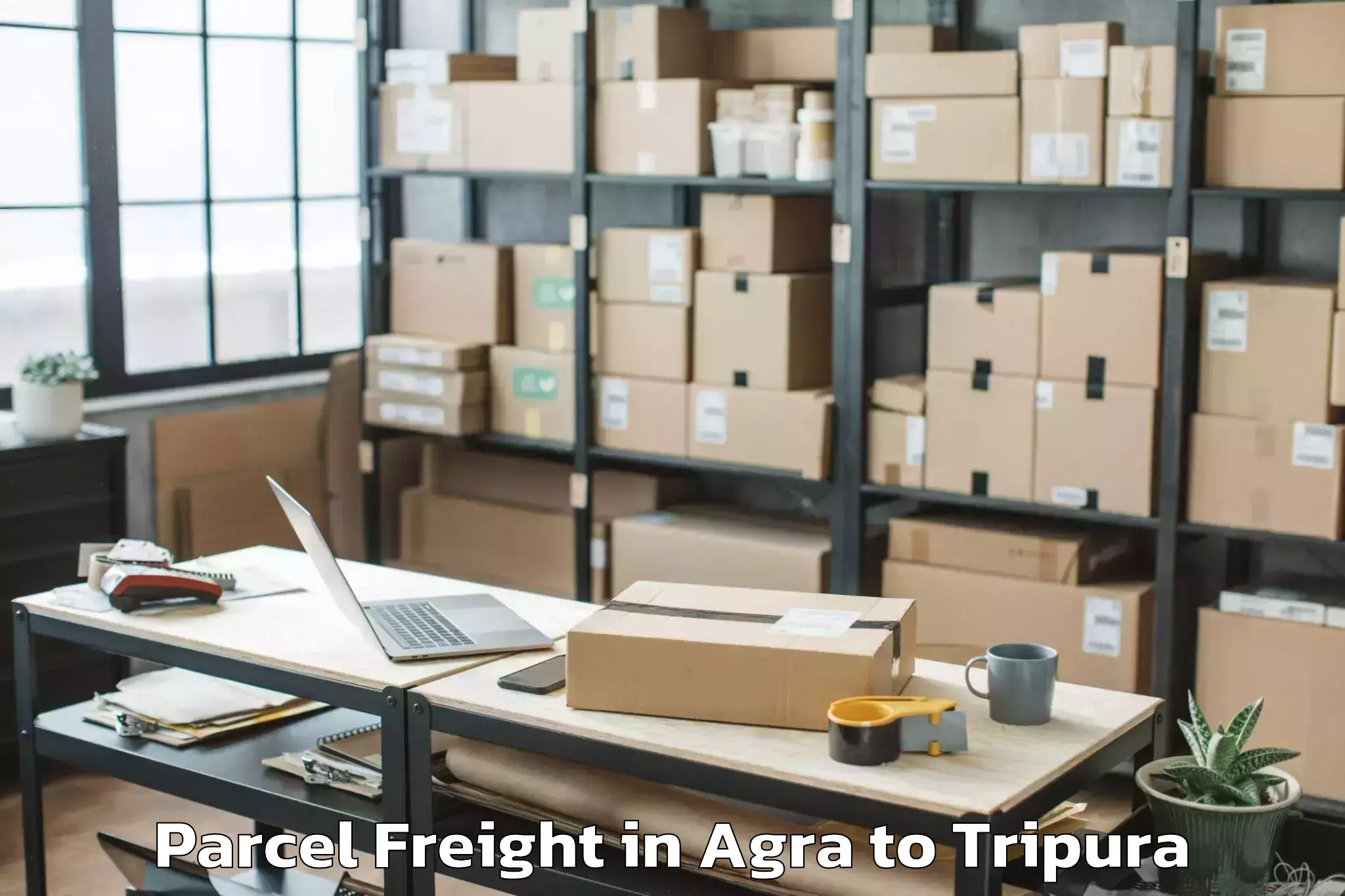 Trusted Agra to Kathalia Parcel Freight